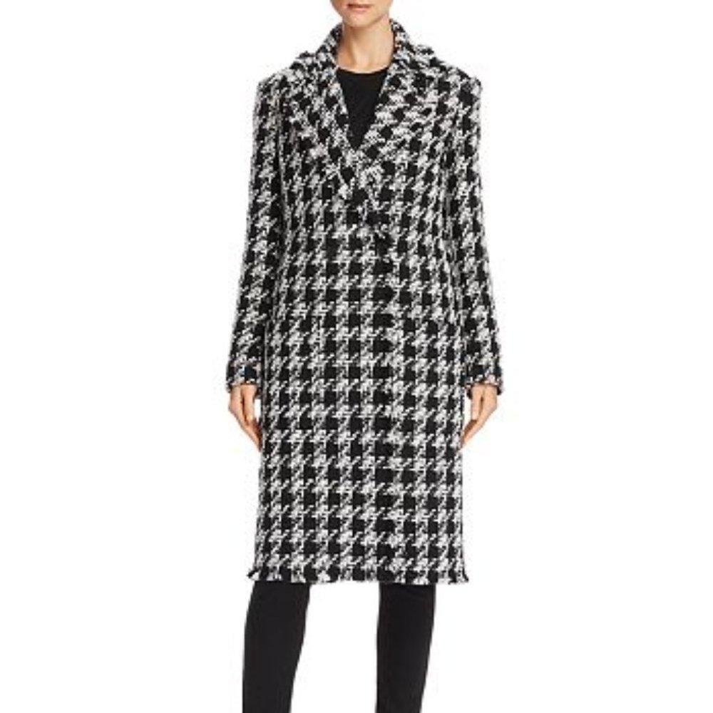 JOIE AUBRIELLE HOUNDSTOOTH COAT